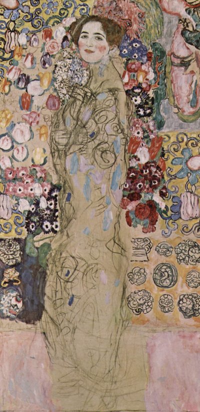 Portrait de Maria Munk - Gustav Klimt